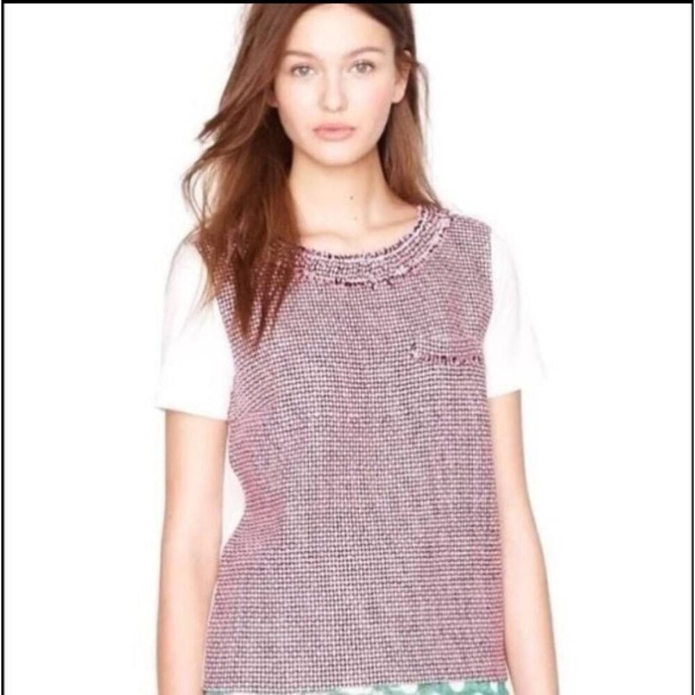 J. Crew Tweed Blouse